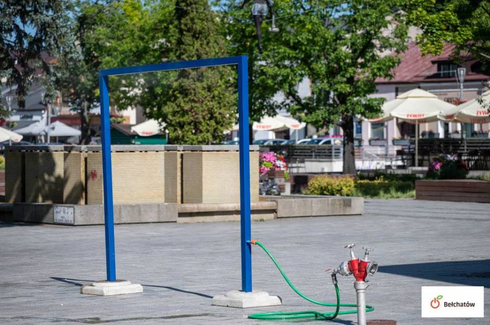 Fala upałów: W Bełchatowie jurtyny wodne już działają! Lekarze apelują o ostrożność