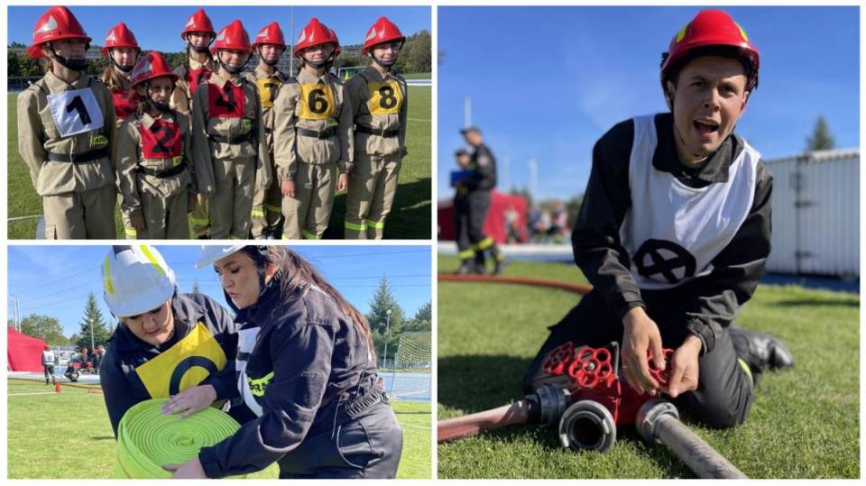 Zacięta rywalizacja i wielkie emocje! Druhny i druhowie pokazali klasę na stadionie - zwody w sporcie pożarniczym na PCS- ie [Fotogaleria]